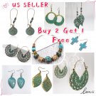 Women's Bohemian Vintage Tassel Tibetan Dangle Hoop Earrings BUY 2 GET 1 FREE