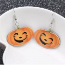 THANKSGIVING DANGLE EARRINGS SILVER HOOK PUMPKIM JACKIE-O-LANTERN-BUY 2 GET 1