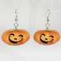 THANKSGIVING DANGLE EARRINGS SILVER HOOK PUMPKIM JACKIE-O-LANTERN-BUY 2 GET 1