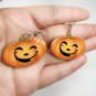 THANKSGIVING DANGLE EARRINGS SILVER HOOK PUMPKIM JACKIE-O-LANTERN-BUY 2 GET 1