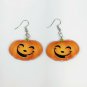 THANKSGIVING DANGLE EARRINGS SILVER HOOK PUMPKIM JACKIE-O-LANTERN-BUY 2 GET 1