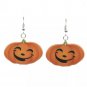 THANKSGIVING DANGLE EARRINGS SILVER HOOK PUMPKIM JACKIE-O-LANTERN-BUY 2 GET 1