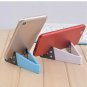 Black-Phone holder Plastic V Shape Adjustable Portable Foldable Flat Supporter