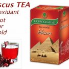 Bioprogramme 100% Natural Hibiscus Tea 20tea bags X1.5gr Lowers Blood Pressure