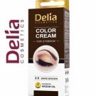 DELIA HENNA CREAM Dark Brown Eyebrow Professional Colour Tint Kit Set 15ml DELIA HENNA CREAM Dark Brown Eyebrow Professional Colour Tint Kit Set 15ml