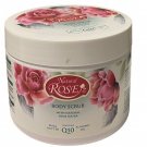 Arsy Natural Rose 350ml BODY SCRUB Natural Rose Water Shea Butter Q10 Almond oil