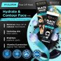 REVUELE 3D Face Black Mask Hyaluron Active Carbon Peel Off Smoothness 80ml EU