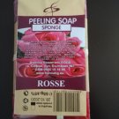 GLYCERIN PEELING SOAP-SPONGE ROSSE 55 gr Rejuvenates the skin Rose water EU made