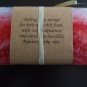 GLYCERIN PEELING SOAP-SPONGE ROSSE 55 gr Rejuvenates the skin Rose water EU made