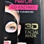REVUELE 3D Face Black Mask Co-Enzymes Active Carbon Peel Off reduces blackheads