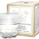 Lady's Joy Luxury 15ml Rejuvenating Eye Contour Cream with pure ORGANIC Rose Oil