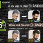 New Men's Master BLACK Hair Coloring Shampoo Cover 25ml Sachet Result in 5 min