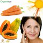 Milva Herbal Soap Carrot & Papaya Extract 60gr Antioxidant + UV-Protect Anti-Age