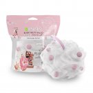 Agiva 2in1 Scented Ribbon Bath Sponge with Yogurt, Rose Water and Chocolate