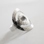 Doble silver round ring