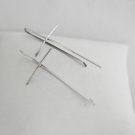 Silver earrings