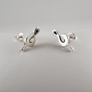 Silver earrings