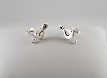 Silver earrings