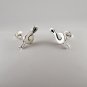 Silver earrings
