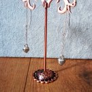 Silver heart earrings