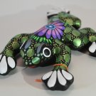 Terracotta decorative frog.