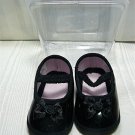 Black Patent Mary Jane Doll Shoes for Larger Doll, NIP