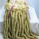 Monique Lt. Blonde Doll Wig:  Sz 14/15, Masses of Tight Long Curls