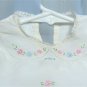 Dainty White Silk Baby Dress, Embroidered, Lace Trim, Vintage Piece, for a Beloved Doll
