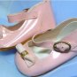 Doll Shoes in Pretty Pink Patent:  Sz 6 or 7? Mary Janes, Need Some Perking Up