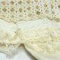 Candlelight Crochet Christening Dress, Very Small Doll: Dress/Slip/Panties/Cap, NIP