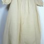 Absolutely Elegant Elaborate Christening Outfit for Large Doll: Dress/Slip/Panties/Bonnet