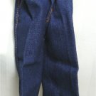 Cute Jeans for 12" Fashion Doll:  NP with Stitching, Pockets, and Snap Closing