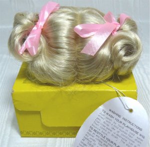 Playhouse Doll Wig:  Spring, Sz 9.5, Pale Blonde, NIB