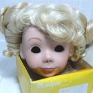 Monique Doll Wig "Kitty":  Sz 10-11, Platinum Blonde, NIB