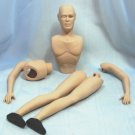 "Lil Randy" Porcelain Doll by Vicki Hamilton, Complete, Ready to Paint, Assemble & Dress