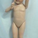 Small Shirley Temple Reproduction Doll, 12" Tall, from Bell Ceramics, Ready to Wig and Dress