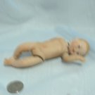 Anatomically Correct Newborn Boy:  All Porcelain, 5-1/2" Tall, Ready to Dress