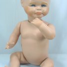 All-Porcelain Reproduction Crying Baby Doll, 16" Tall, Ready to Dress