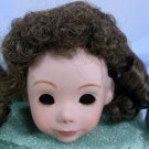Dark Brown Tallina's Doll Wig, Sz 9-10, New, Long Curls