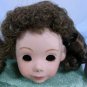 Dark Brown Tallina's Doll Wig, Sz 9-10, New, Long Curls