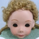 Blonde Monique Wig, Sz 8-9, Long Curls for Antique Reproduction Doll