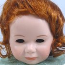 **Tallina Doll Wig in Carrot Red, Sz 15, NIP, Smooth w/Curls Around Face