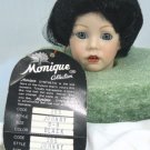 ***Monique Doll Wig #265:  "Johnny" Sz 8-9, Black Smooth Style