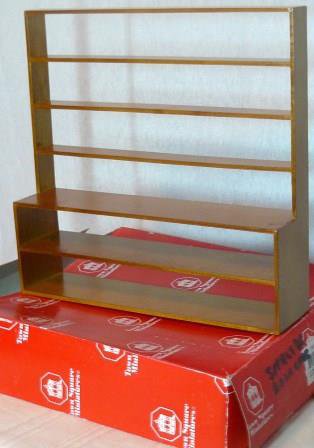 **Town Square Miniatures Shelves or Bookcase; 1:12 Ready to Use