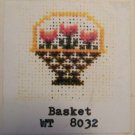 ***Petit Point Miniatures Kit:  Wee Treasures from New England Pillow: Flower Basket Design