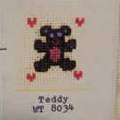 **Petit Point Miniatures Kit:  Wee Treasures from New England Pillow: Teddy Bear