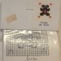 **Petit Point Miniatures Kit: Wee Treasures from New England Pillow: Teddy Bear