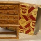 Blonde Wood Chest, Town Square MIniatures; Great Piece! Plenty of Drawers, Legs/Stretchers, NOS, NIB