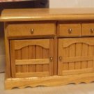 Town Square Miniatures' Blonde Cabinet: Useful Kitchen Piece, NOS, NIB