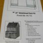 Real Good Toys' 24" Gingerbread Porch Kit, S-711, Charming Addition to a Dollhouse, NIB, NOS